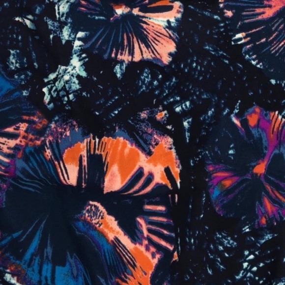 BCBGMaxAzaria Thalia Pleated Romper Carbon Multi - Picture 6 of 6